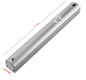 Aluminum MEZUZAH CASE Silver  Waterproof Rubber Cork Silver shin Sold in unit of 5 pcs
