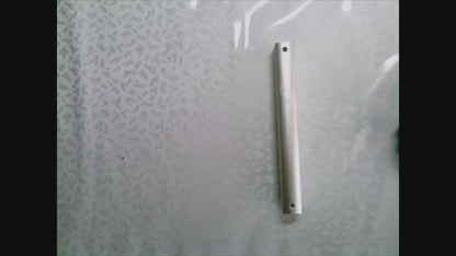 Aluminum MEZUZAH CASE Silver  Waterproof Rubber Cork Silver shin Sold in unit of 5 pcs