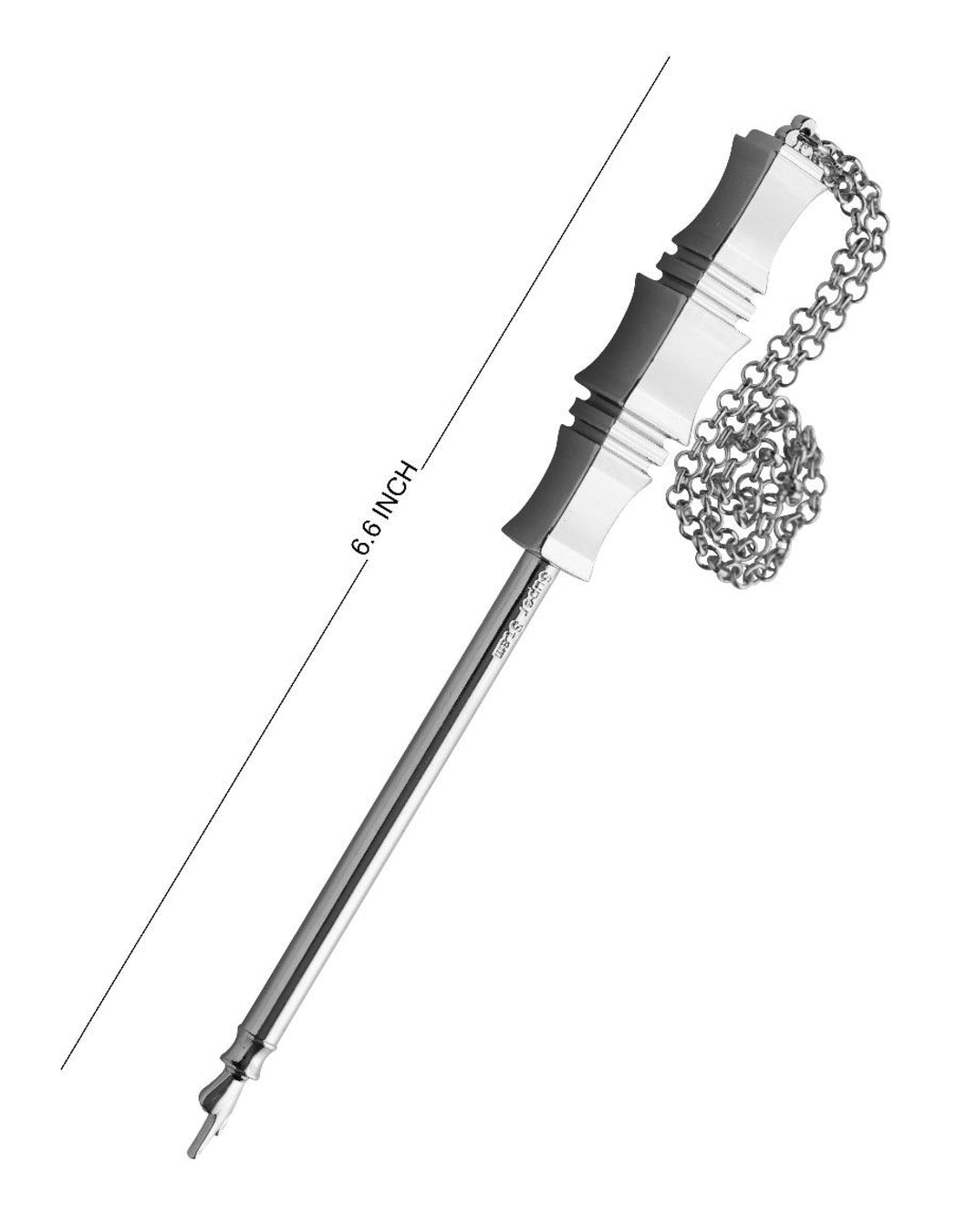Torah Book Pointer Yad Hand Pointer ..Silver Finish Great bar bat Mitzvah Gift with a 20cm Bead Charm in Metal Gift Box