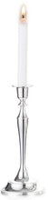 Load image into Gallery viewer, Pair Of Metal Candlestick 24 cm / 9.5 inch Candle Holder Candelabra Shabbas Wedding Prop Candle Dinner Hotel Home Decor Silver Candlesticks
