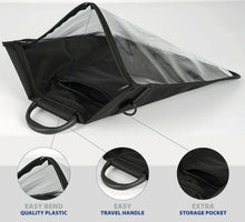 Load image into Gallery viewer, SUPER STAM Tallit tallis and Tefillin Clear Front Rain Proof Travel Tote bag with Carry Handle And shoulder strap
