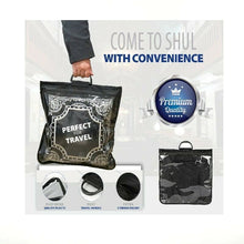 Load image into Gallery viewer, SUPER STAM Tallit tallis and Tefillin Clear Front Rain Proof Travel Tote bag with Carry Handle And shoulder strap
